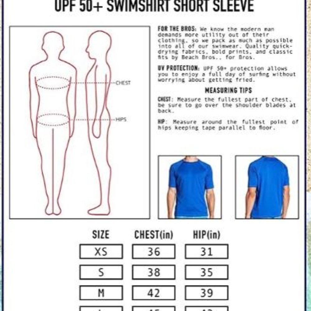 Swim Shirt -Short Sleeve Quick Dry White/Black Med - Picture 4 of 4